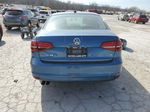 2017 Volkswagen Jetta Se Blue vin: 3VWDB7AJ0HM225648