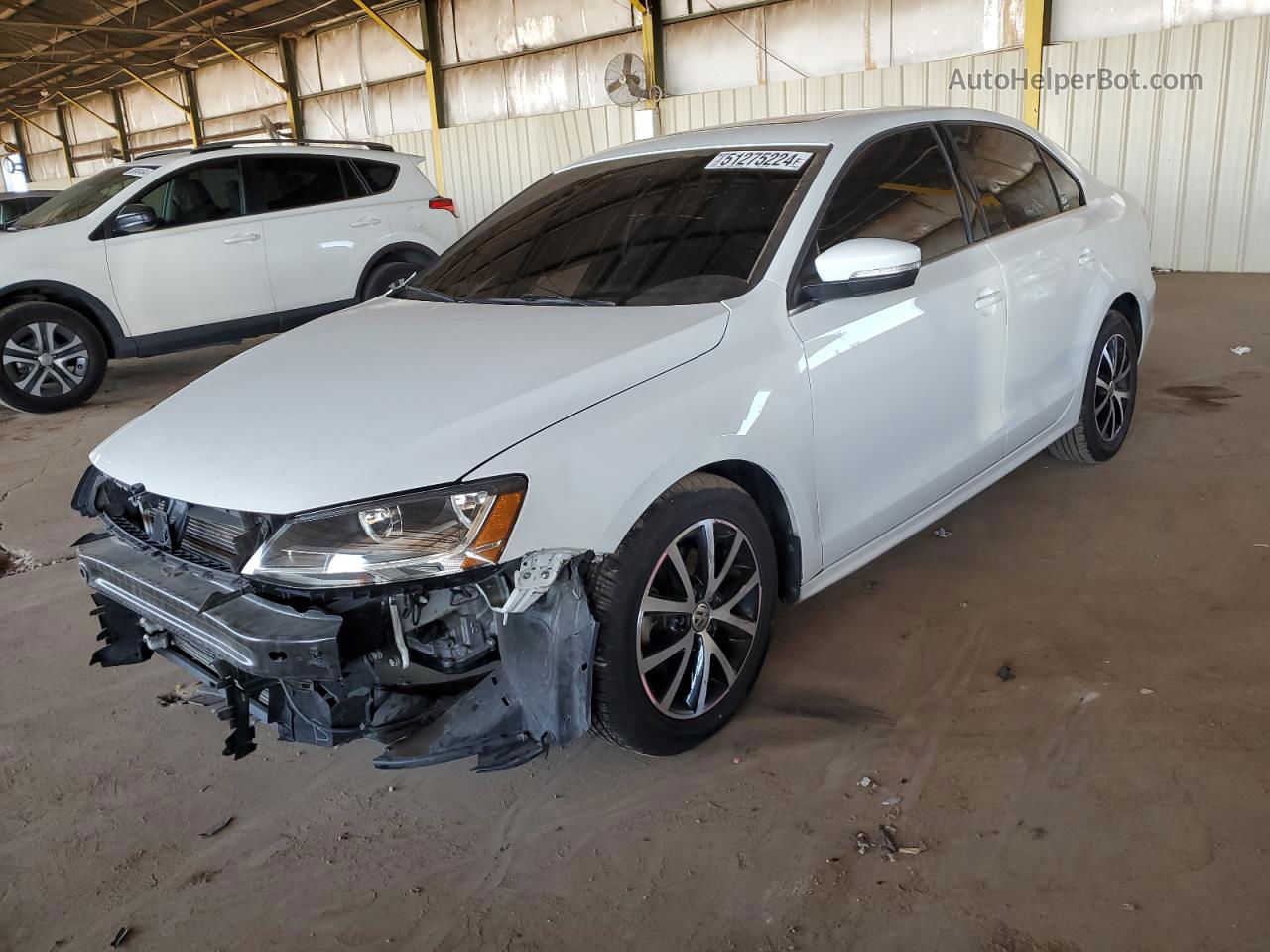 2017 Volkswagen Jetta Se White vin: 3VWDB7AJ0HM247486