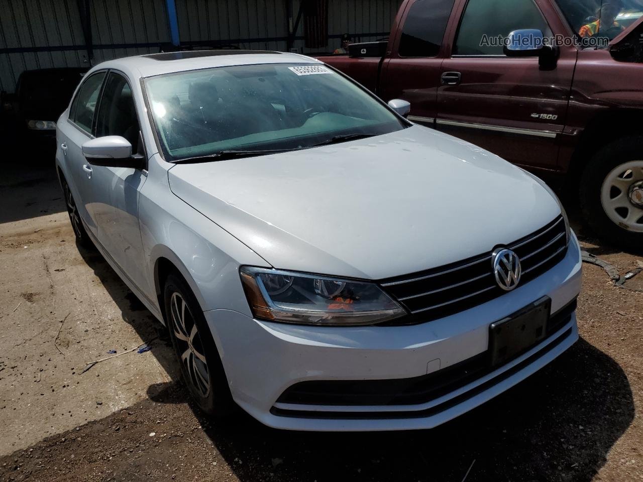 2017 Volkswagen Jetta Se Silver vin: 3VWDB7AJ0HM254423