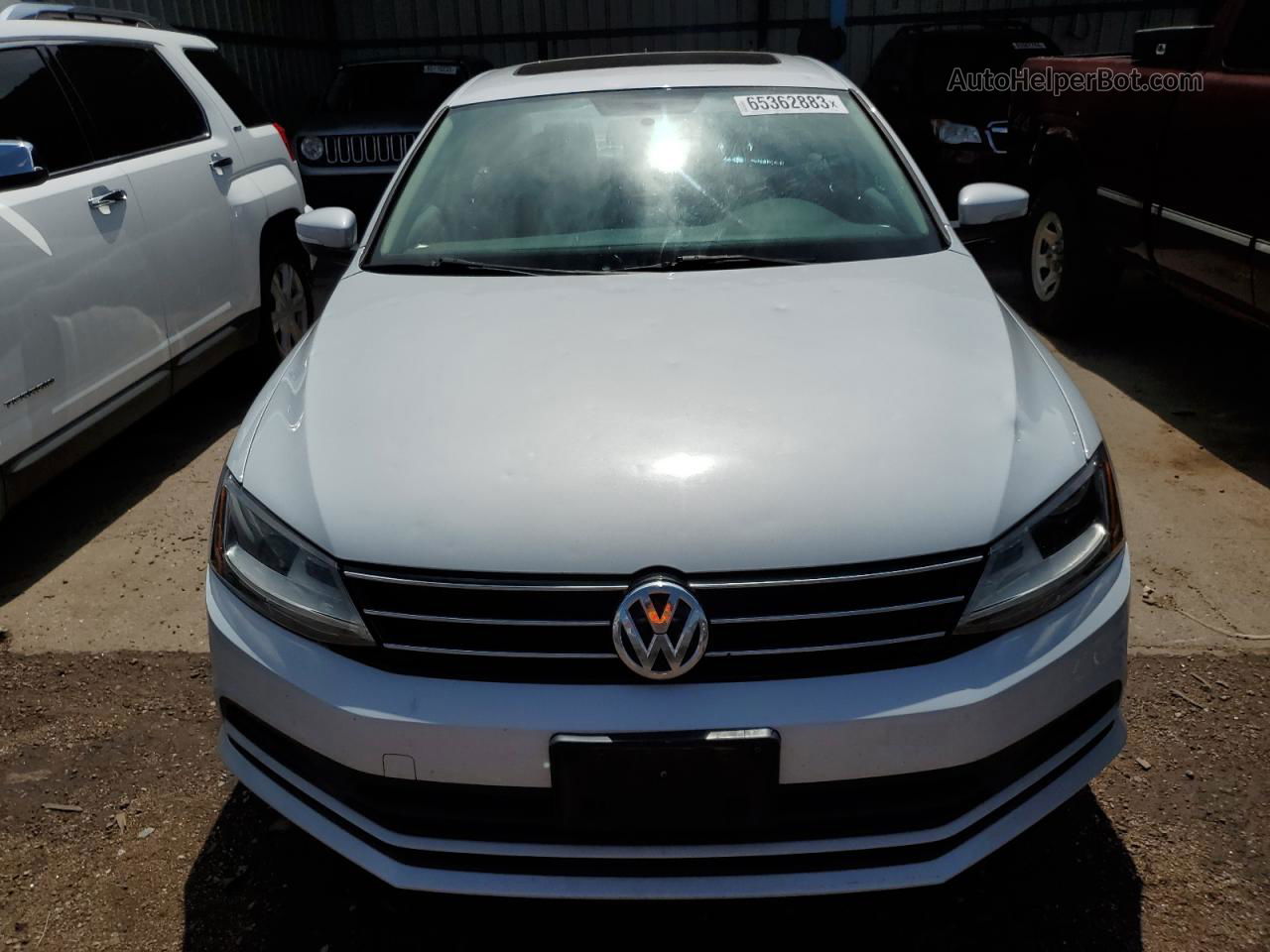 2017 Volkswagen Jetta Se Silver vin: 3VWDB7AJ0HM254423