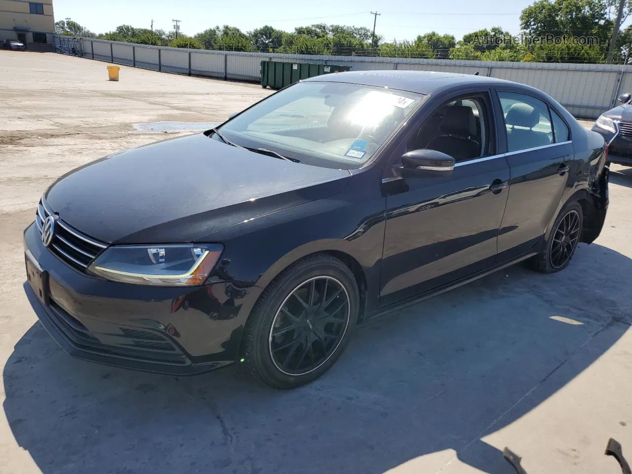 2017 Volkswagen Jetta Se Black vin: 3VWDB7AJ0HM281928