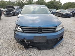 2017 Volkswagen Jetta Se Blue vin: 3VWDB7AJ0HM361889