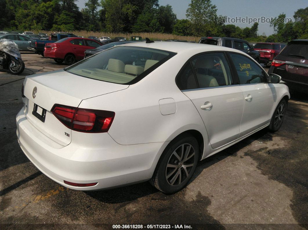 2017 Volkswagen Jetta 1.4t Se White vin: 3VWDB7AJ0HM376005