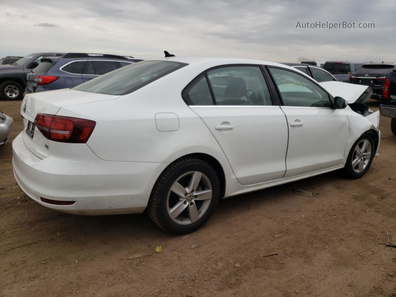 2017 Volkswagen Jetta Se White vin: 3VWDB7AJ0HM383634