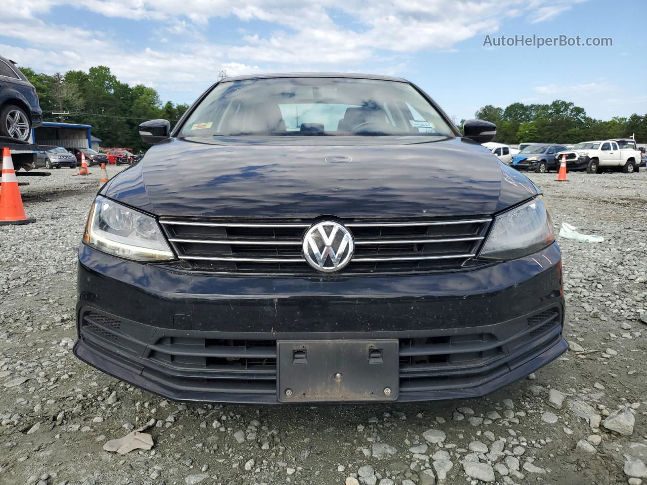 2017 Volkswagen Jetta Se Black vin: 3VWDB7AJ0HM384153