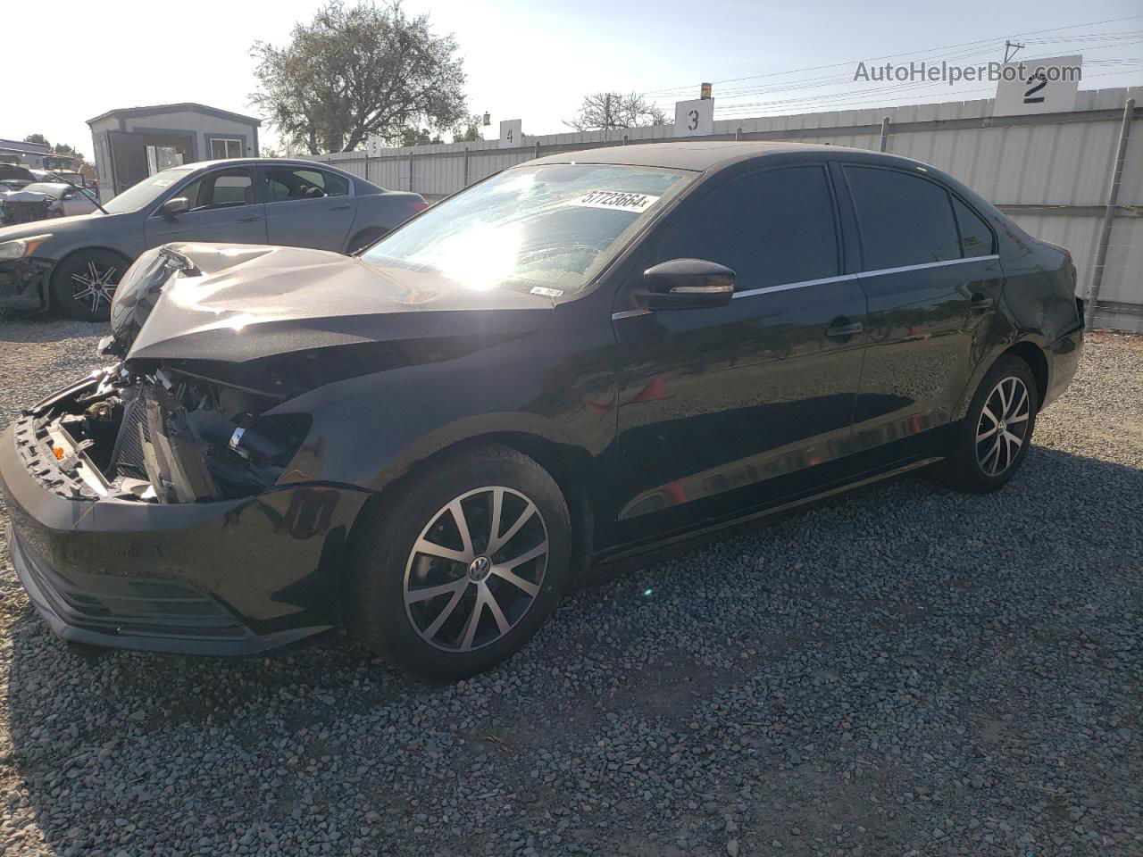 2017 Volkswagen Jetta Se Black vin: 3VWDB7AJ0HM390521