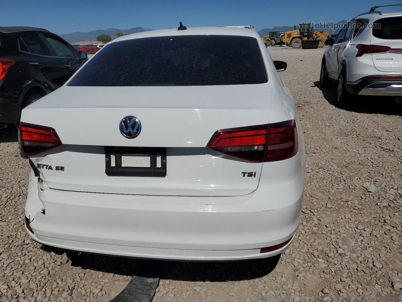 2017 Volkswagen Jetta Se White vin: 3VWDB7AJ0HM411044