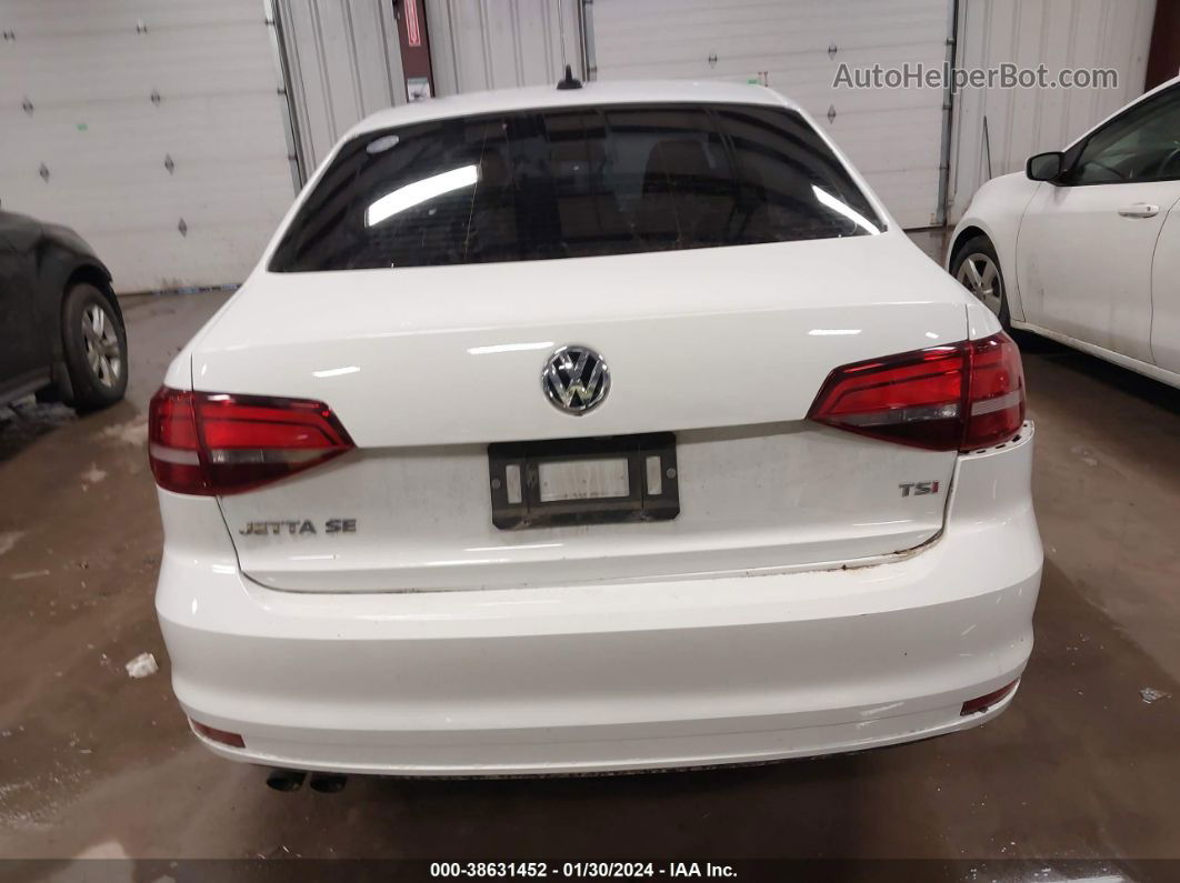 2018 Volkswagen Jetta 1.4t Se/1.4t Wolfsburg Edition White vin: 3VWDB7AJ0JM251575