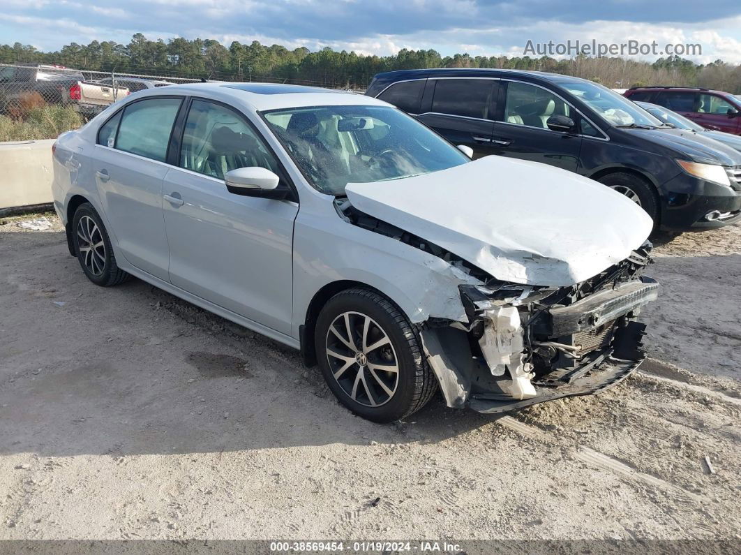 2018 Volkswagen Jetta 1.4t Se/1.4t Wolfsburg Edition Gray vin: 3VWDB7AJ0JM256971