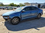 2018 Volkswagen Jetta Se Blue vin: 3VWDB7AJ0JM262026