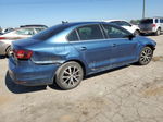 2018 Volkswagen Jetta Se Blue vin: 3VWDB7AJ0JM262026