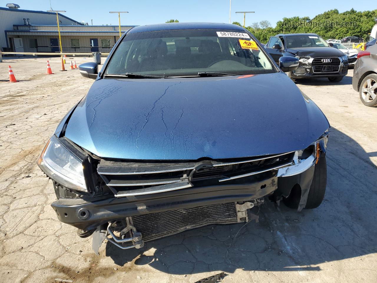 2018 Volkswagen Jetta Se Blue vin: 3VWDB7AJ0JM262026