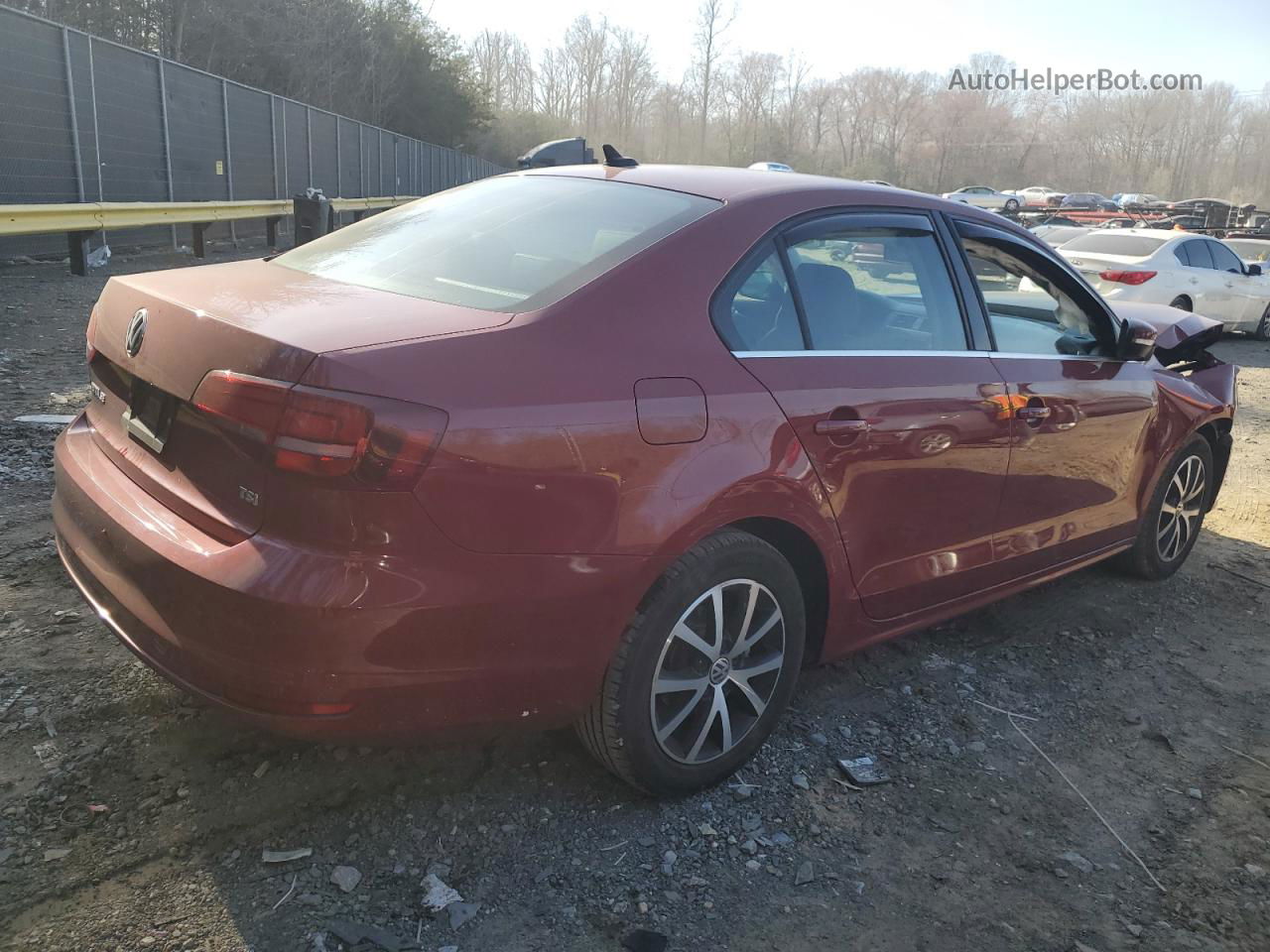 2017 Volkswagen Jetta Se Red vin: 3VWDB7AJ1HM206817