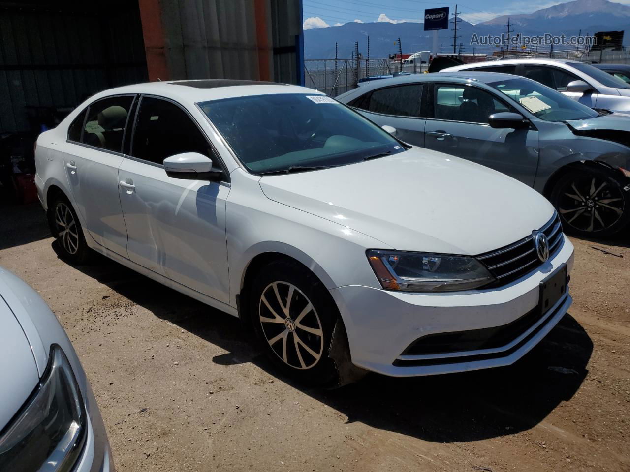 2017 Volkswagen Jetta Se Белый vin: 3VWDB7AJ1HM226727