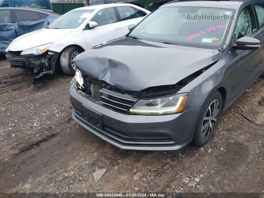 2017 Volkswagen Jetta 1.4t Se Gray vin: 3VWDB7AJ1HM260909