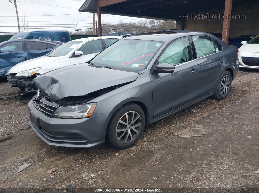 2017 Volkswagen Jetta 1.4t Se Gray vin: 3VWDB7AJ1HM260909