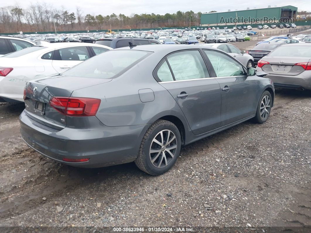 2017 Volkswagen Jetta 1.4t Se Gray vin: 3VWDB7AJ1HM260909