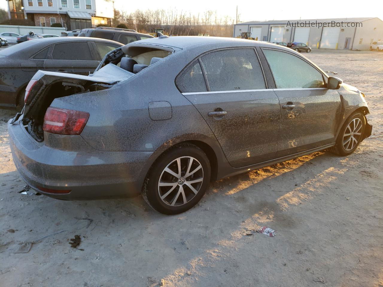 2017 Volkswagen Jetta Se Серый vin: 3VWDB7AJ1HM270856