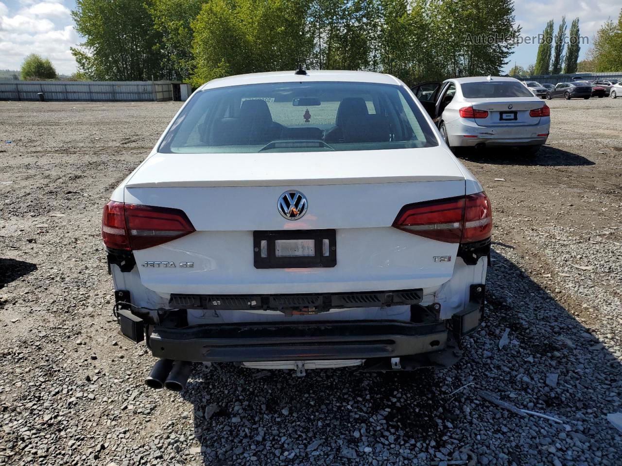 2017 Volkswagen Jetta Se White vin: 3VWDB7AJ1HM276852