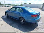 2017 Volkswagen Jetta 1.4t Se Blue vin: 3VWDB7AJ1HM407570