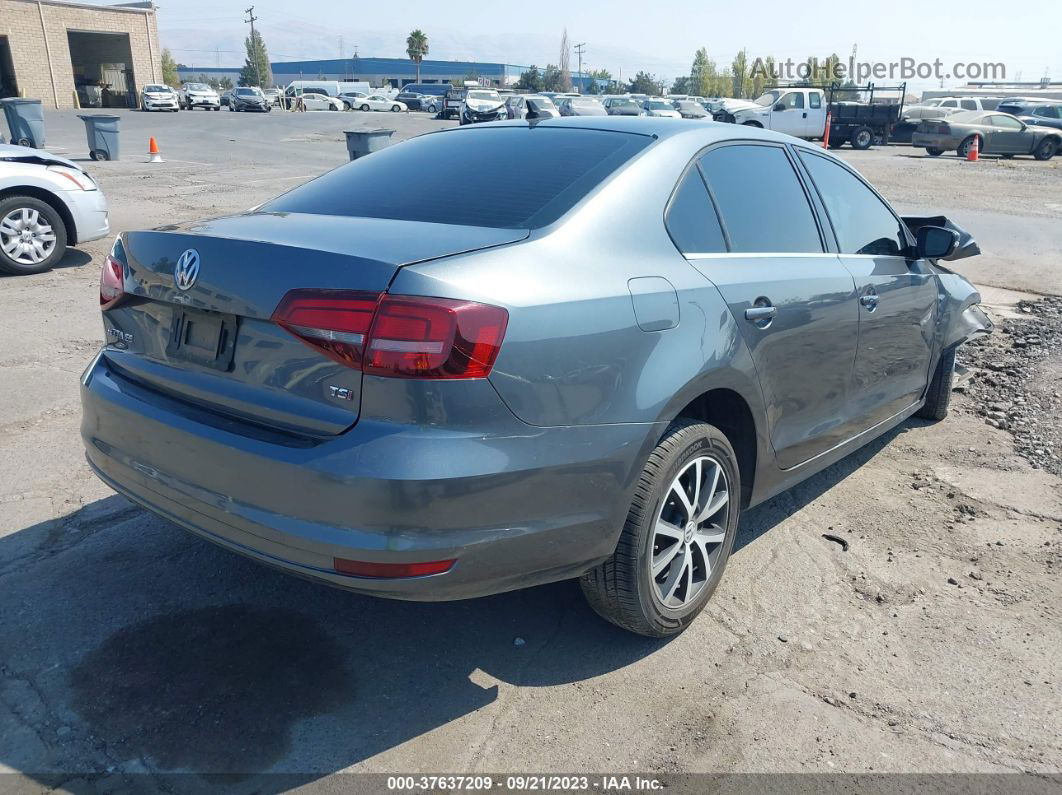 2018 Volkswagen Jetta 1.4t Se/1.4t Wolfsburg Edition Серый vin: 3VWDB7AJ1JM242092