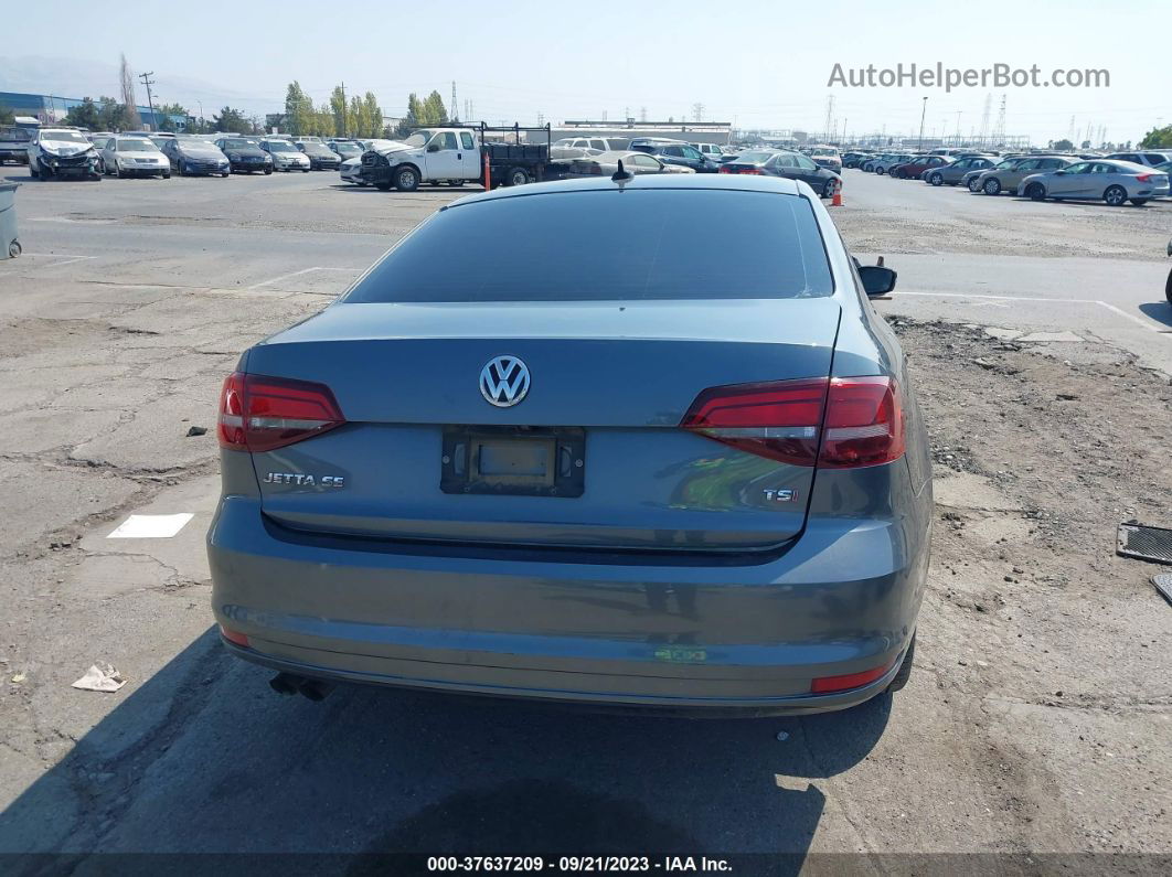 2018 Volkswagen Jetta 1.4t Se/1.4t Wolfsburg Edition Серый vin: 3VWDB7AJ1JM242092