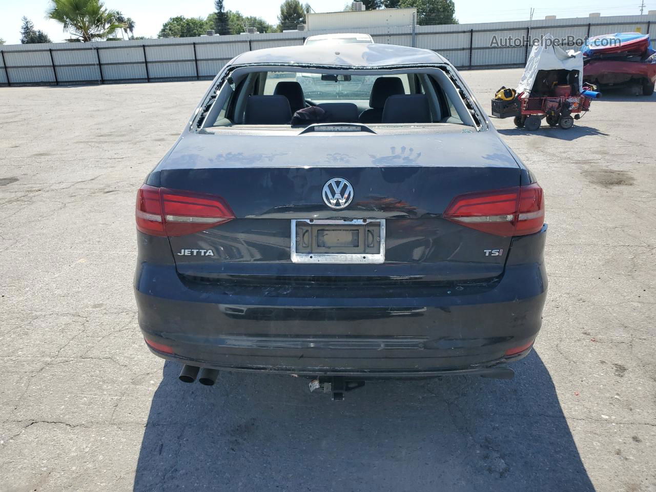 2018 Volkswagen Jetta Se Black vin: 3VWDB7AJ1JM246255