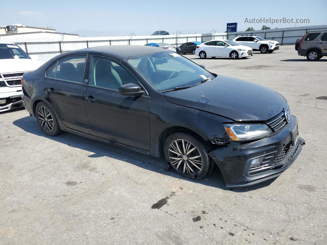 2018 Volkswagen Jetta Se Black vin: 3VWDB7AJ1JM246255