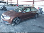 2017 Volkswagen Jetta 1.4t Se Brown vin: 3VWDB7AJ2HM277234