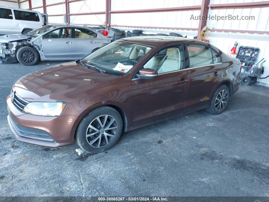 2017 Volkswagen Jetta 1.4t Se Коричневый vin: 3VWDB7AJ2HM277234