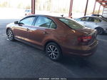 2017 Volkswagen Jetta 1.4t Se Brown vin: 3VWDB7AJ2HM277234