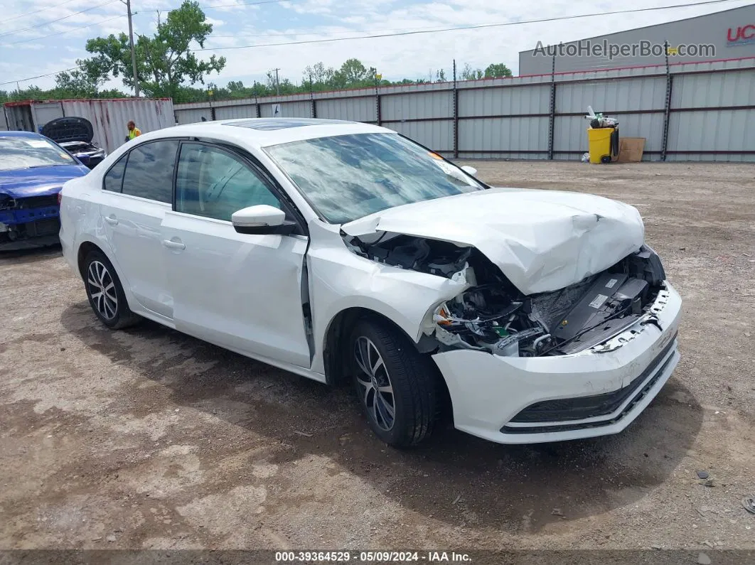 2017 Volkswagen Jetta 1.4t Se White vin: 3VWDB7AJ2HM285625