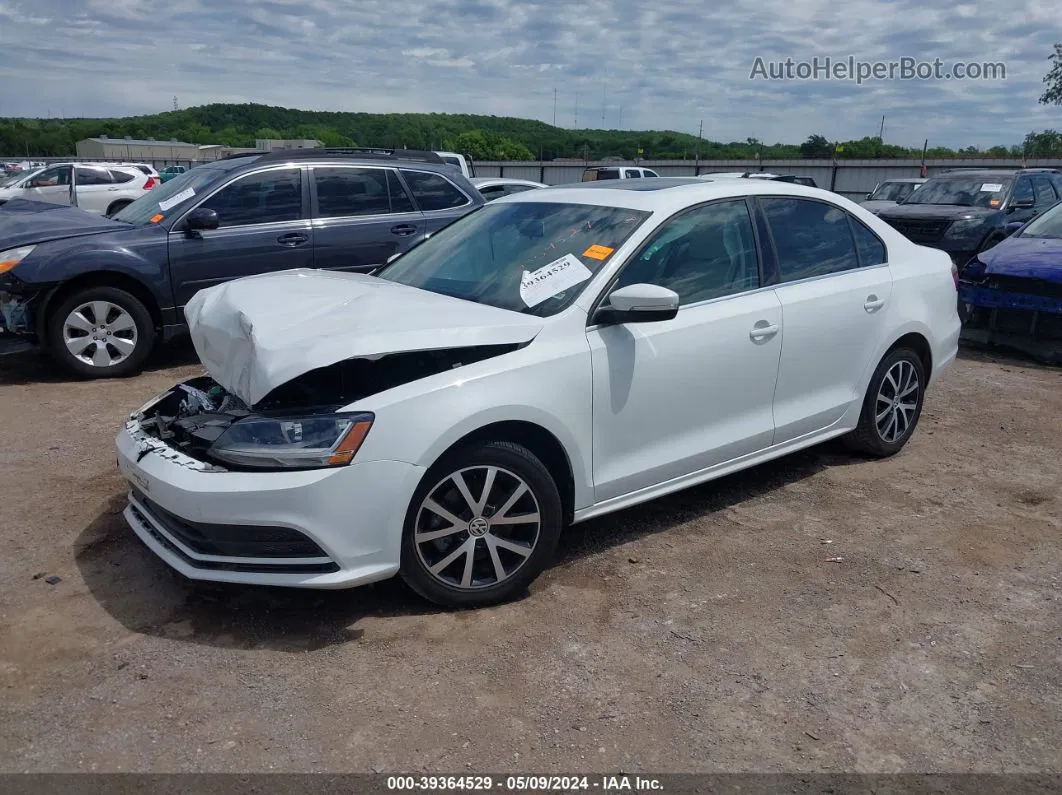 2017 Volkswagen Jetta 1.4t Se White vin: 3VWDB7AJ2HM285625