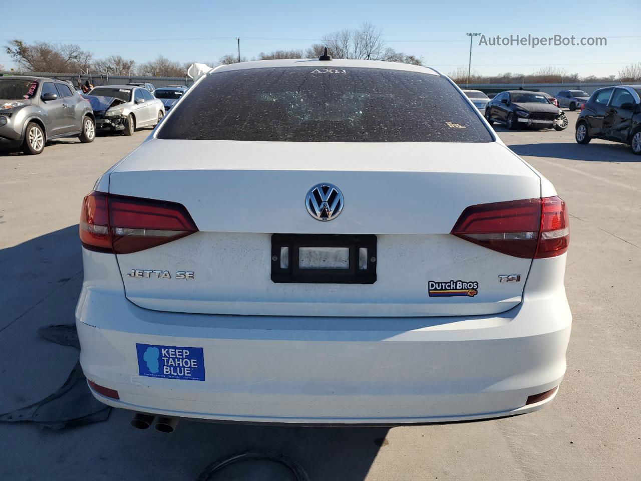 2017 Volkswagen Jetta Se White vin: 3VWDB7AJ2HM325749