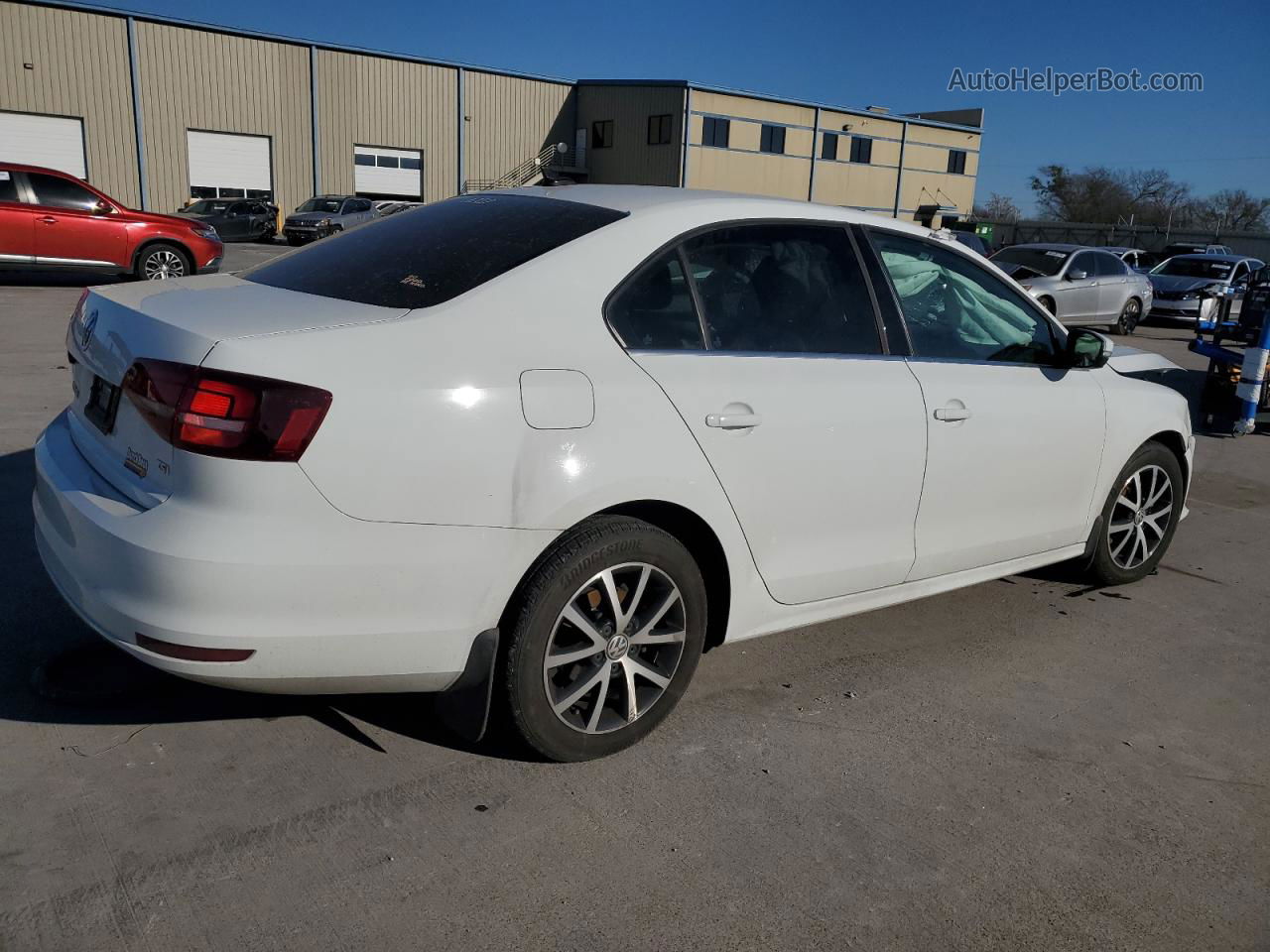 2017 Volkswagen Jetta Se White vin: 3VWDB7AJ2HM325749