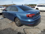 2017 Volkswagen Jetta Se Blue vin: 3VWDB7AJ2HM338887