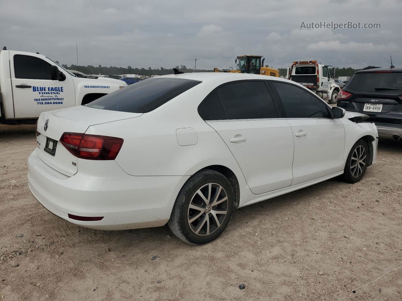 2017 Volkswagen Jetta Se White vin: 3VWDB7AJ2HM358749