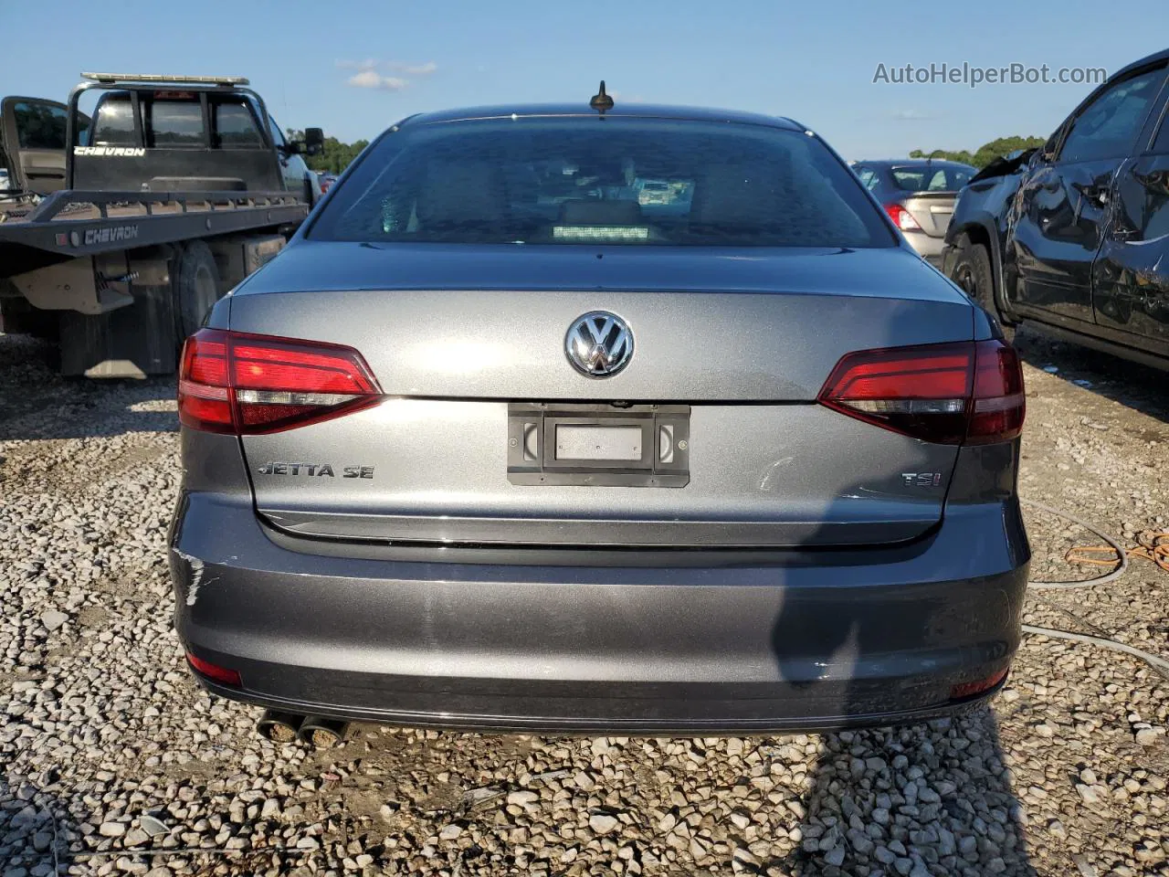 2018 Volkswagen Jetta Se Charcoal vin: 3VWDB7AJ2JM206878