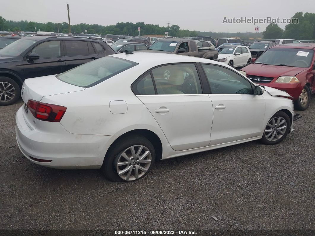 2018 Volkswagen Jetta 1.4t Se/1.4t Wolfsburg Edition White vin: 3VWDB7AJ2JM257698