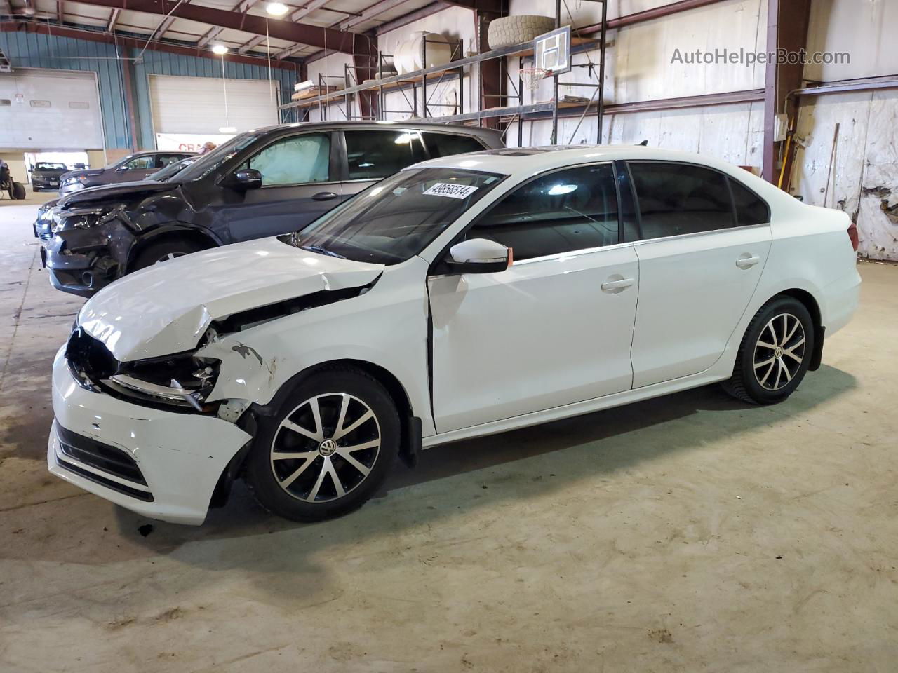 2017 Volkswagen Jetta Se White vin: 3VWDB7AJ3HM204101