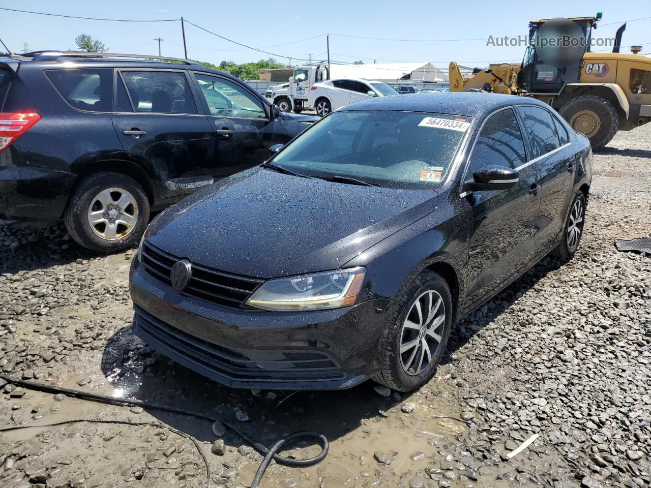 2017 Volkswagen Jetta Se Черный vin: 3VWDB7AJ3HM270972