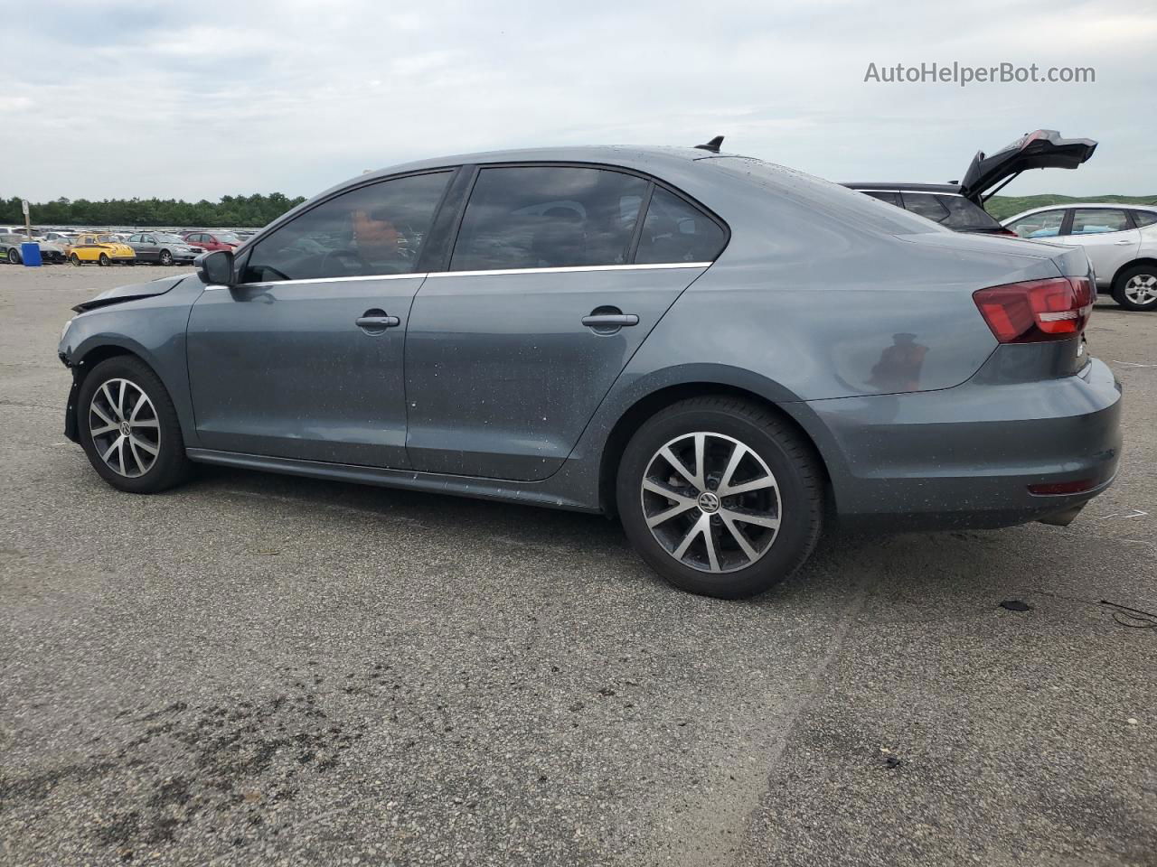 2017 Volkswagen Jetta Se Черный vin: 3VWDB7AJ3HM336095