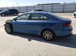 2017 Volkswagen Jetta Se Blue vin: 3VWDB7AJ3HM411149