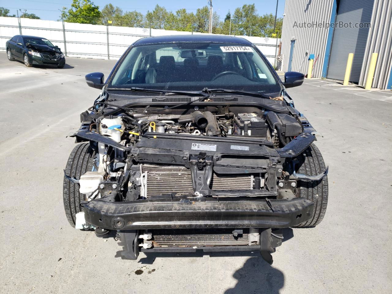 2017 Volkswagen Jetta Se Синий vin: 3VWDB7AJ3HM411149