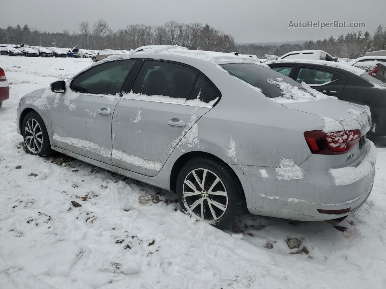 2017 Volkswagen Jetta Se Silver vin: 3VWDB7AJ4HM253999