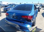 2017 Volkswagen Jetta 1.4t Se Blue vin: 3VWDB7AJ4HM294293
