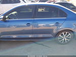 2017 Volkswagen Jetta 1.4t Se Синий vin: 3VWDB7AJ4HM294293