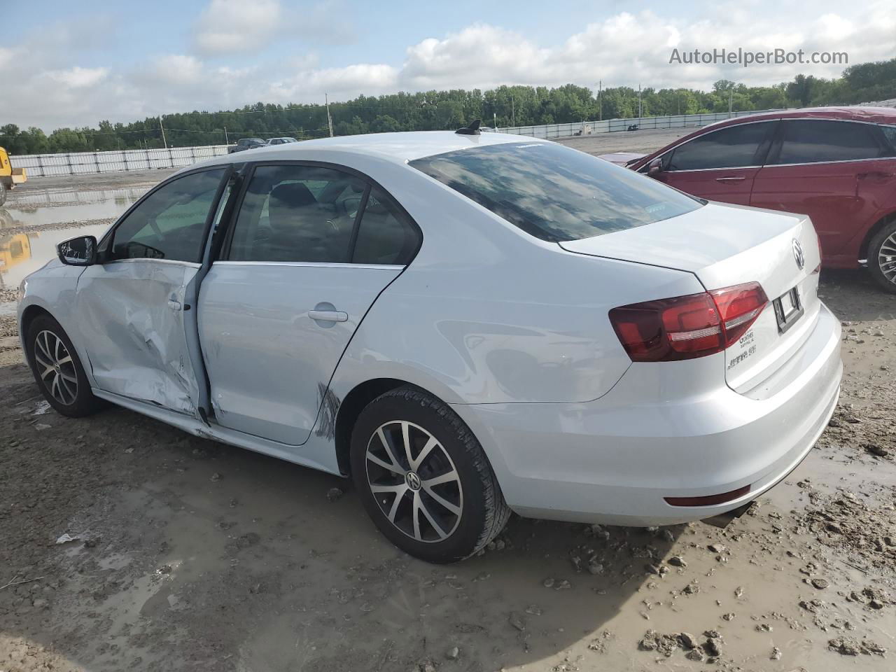 2017 Volkswagen Jetta Se Белый vin: 3VWDB7AJ4HM304076