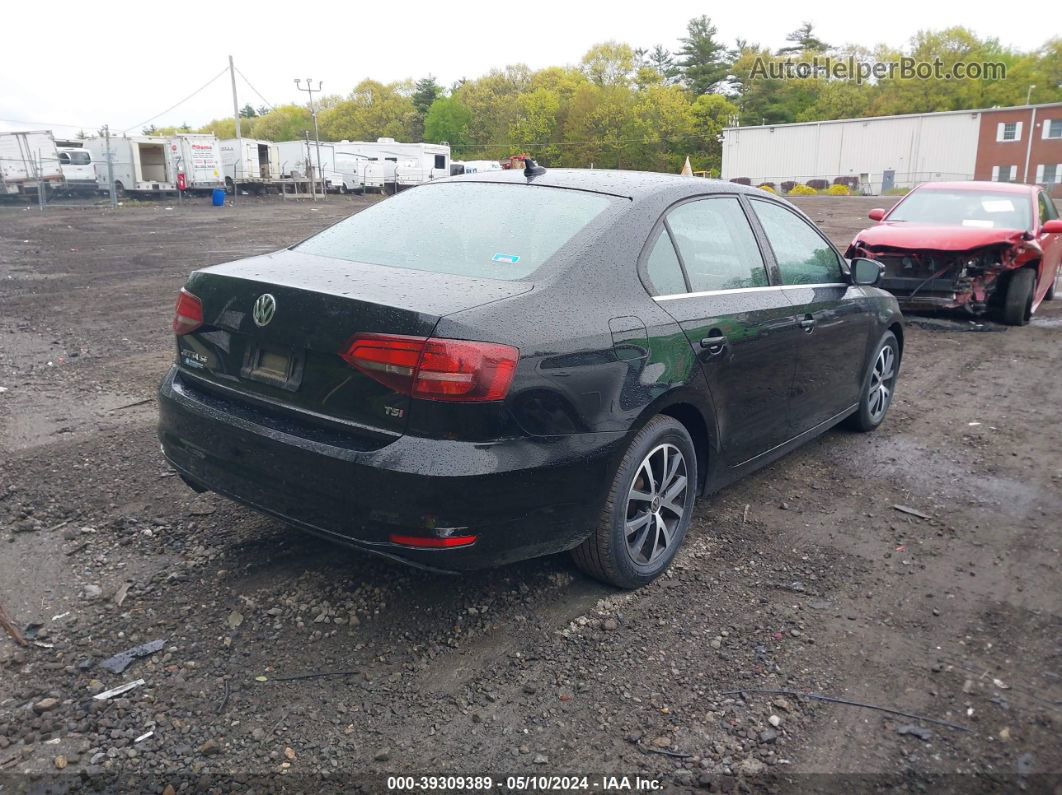 2017 Volkswagen Jetta 1.4t Se Black vin: 3VWDB7AJ4HM310038