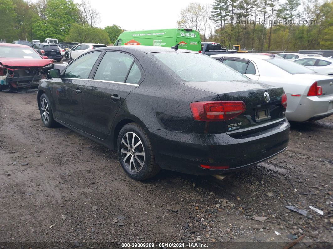 2017 Volkswagen Jetta 1.4t Se Black vin: 3VWDB7AJ4HM310038